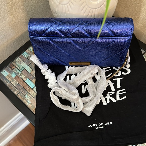 COPY - Kurt Geiger London Extra Mini Kensington Quilted Leather Wallet on a C… - Picture 16 of 17